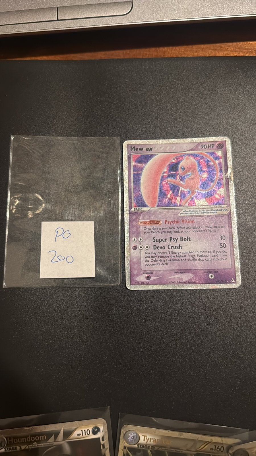 Pokemon kaarten, vintage pokemon kaarten Mew ex, Ophalen of Verzenden, Gebruikt, Meerdere kaarten