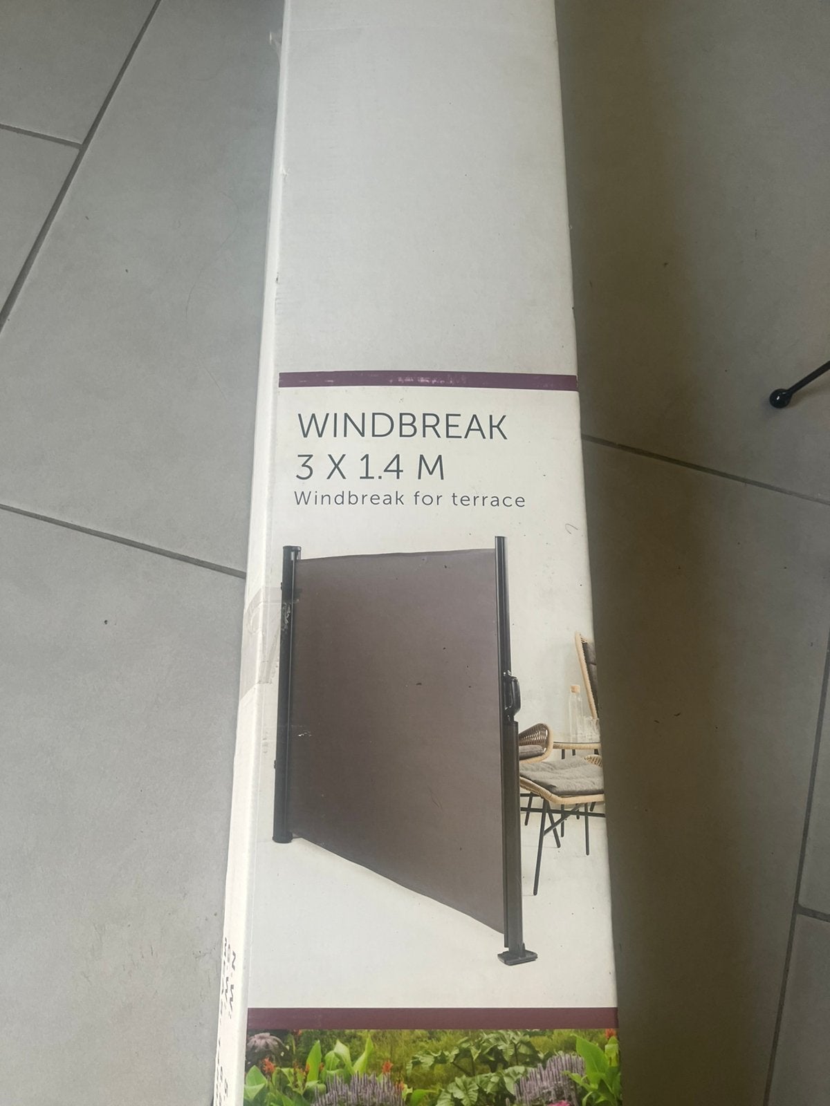 Tuin windscherm, Ophalen, Zo goed als nieuw
