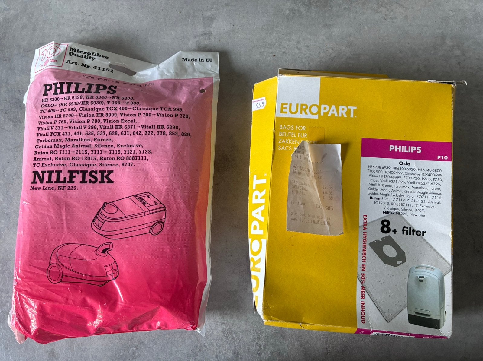 Gratis stofzuigerzakken | Philips en Nilfisk, Witgoed en Apparatuur, Stofzuigers, Ophalen, Nieuw, Sledestofzuiger, Philips