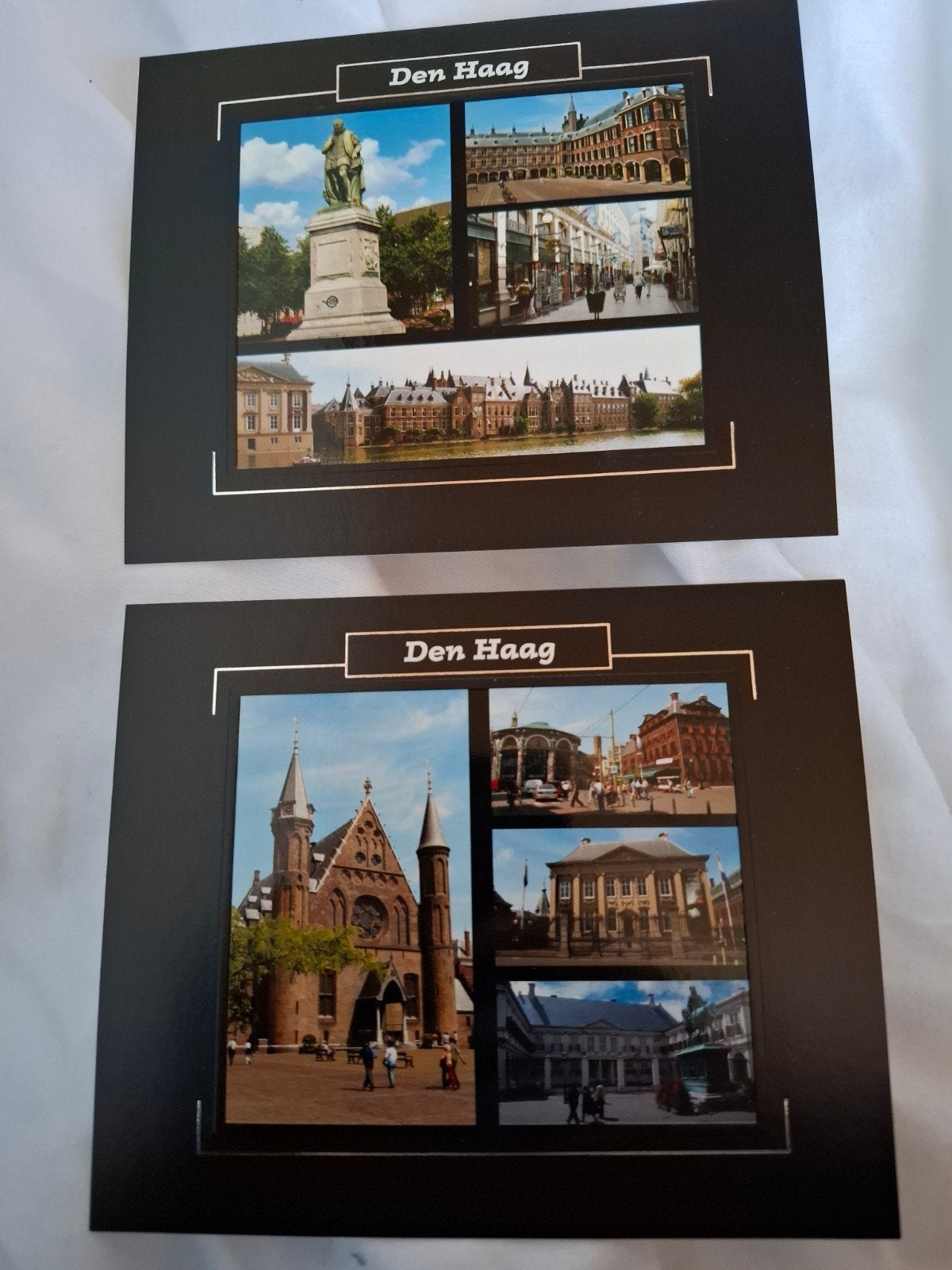 Te koop: 2 ansichtkaarten van Den Haag, Ophalen