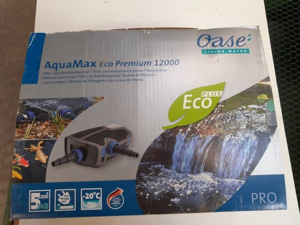 Aquamax Eco Premium Vijverpomp 12000 l/h - in nieuwstaat, Ophalen, Zo goed als nieuw, Vijverpomp