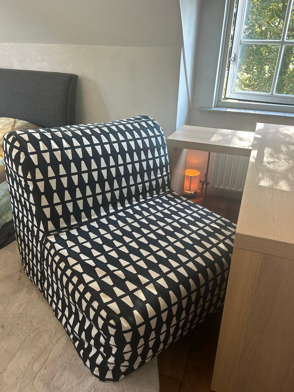 Ikea slaapstoel, Ophalen, Gebruikt, Zwart, Ikea