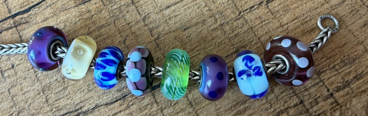 Diverse retired Trollbeads kralen, Sieraden, Tassen en Uiterlijk, Bedels, Glas of Kristal, Ophalen of Verzenden, Zo goed als nieuw