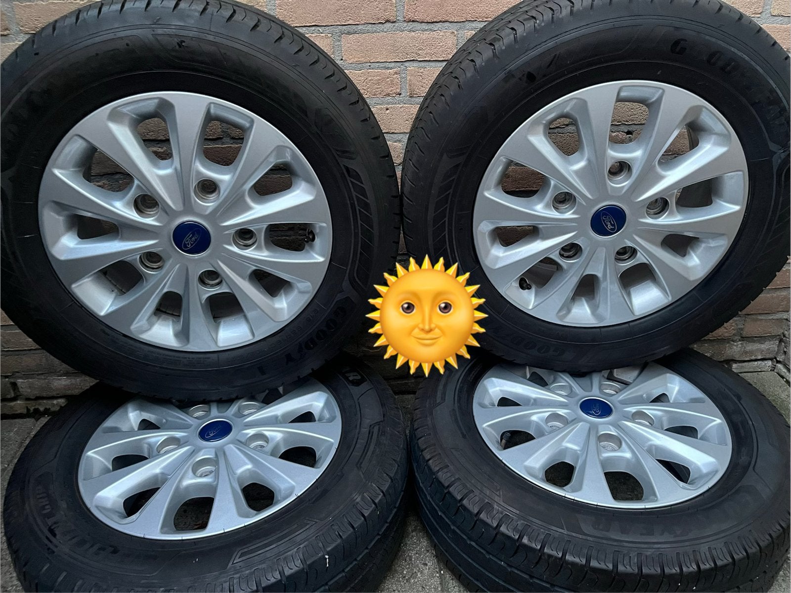 2xnieuw 2x6 16” orig Ford Transit Custom tot 2023 5x160, 16 inch, Banden en Velgen, Ophalen of Verzenden, Zomerbanden
