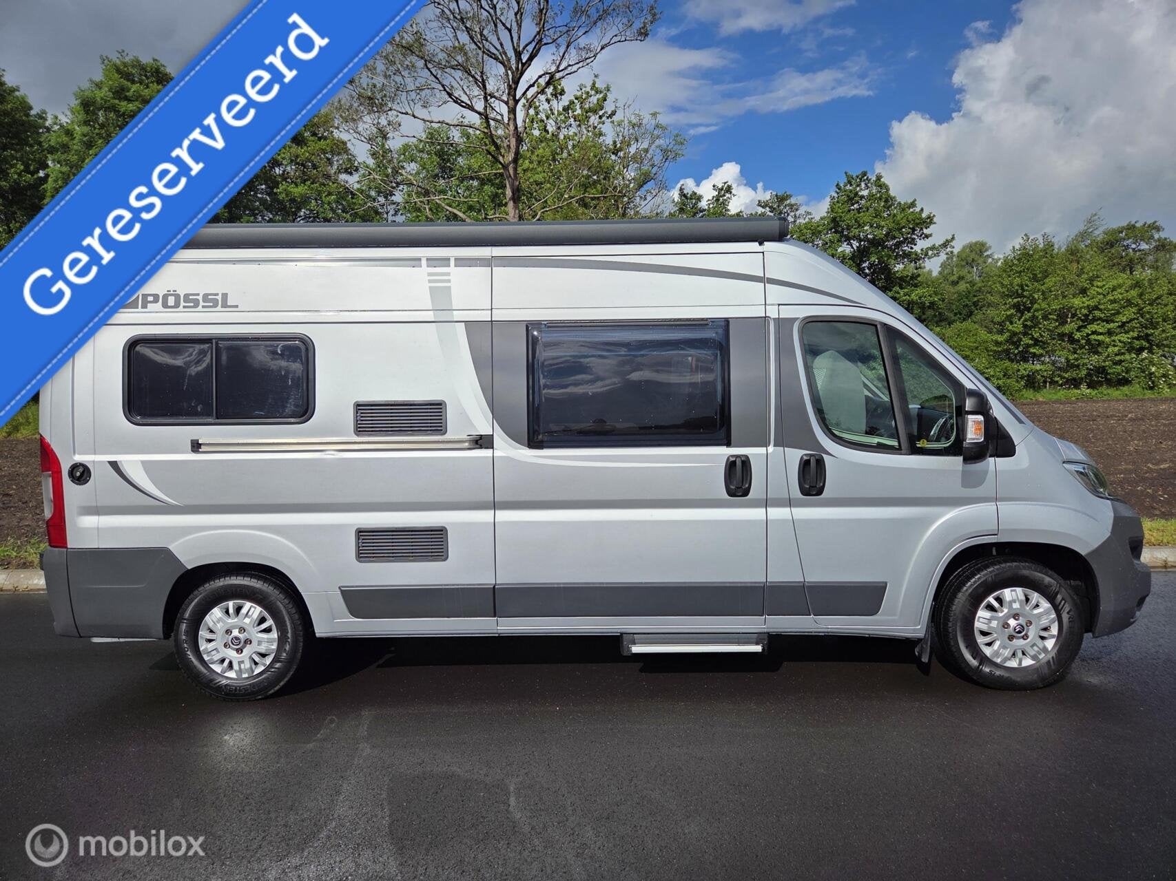 Possl 2Win Plus buscamper 2017 163pk ☆Euro-6, Airco, Cruis, Caravans en Kamperen, Hordeur, Buscamper of Camperbus, Pössl, 6 tot 7 meter
