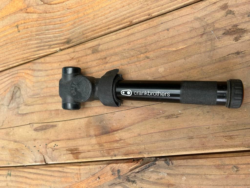 Crankbrothers Fiets Pomp met Drukmeter, Ophalen of Verzenden, Drukmeter, Gebruikt