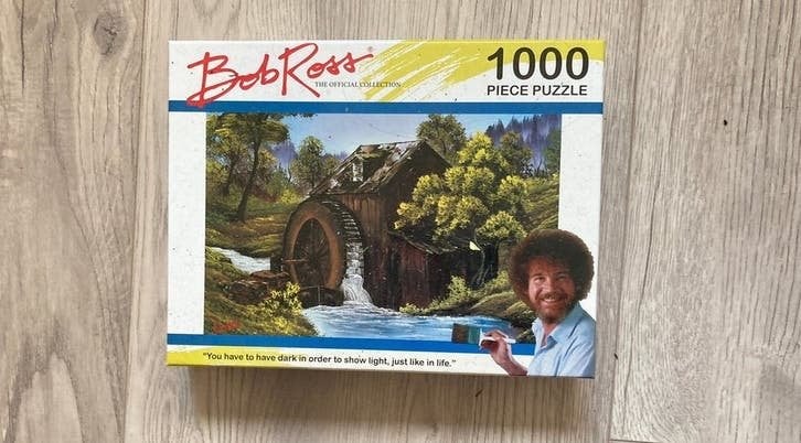 Bob ross puzzel, Ophalen, Meer dan 50 stukjes, Zo goed als nieuw