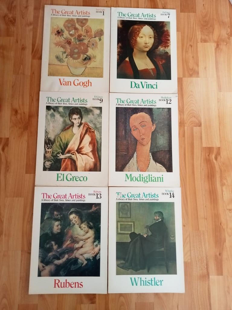 The Great Artists Boekenreeks - 6 Delen, Ophalen of Verzenden, Gelezen, Schilder- en Tekenkunst, Diverse Auteurs