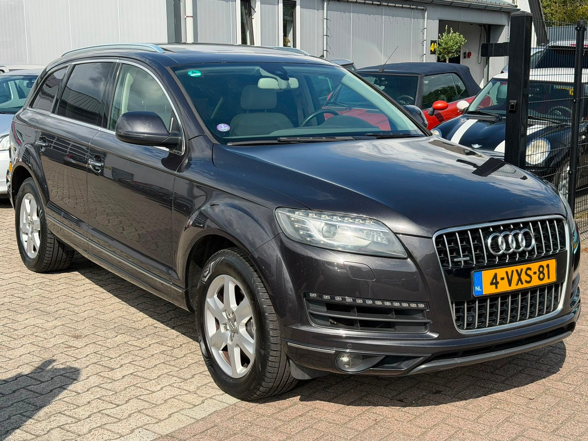 Audi Q7 3.0 TFSI Quattro Pro Line + 2012 Grijs Kenteken Benz, Overige merken, Gebruikt, 2995 cc, Bedrijf