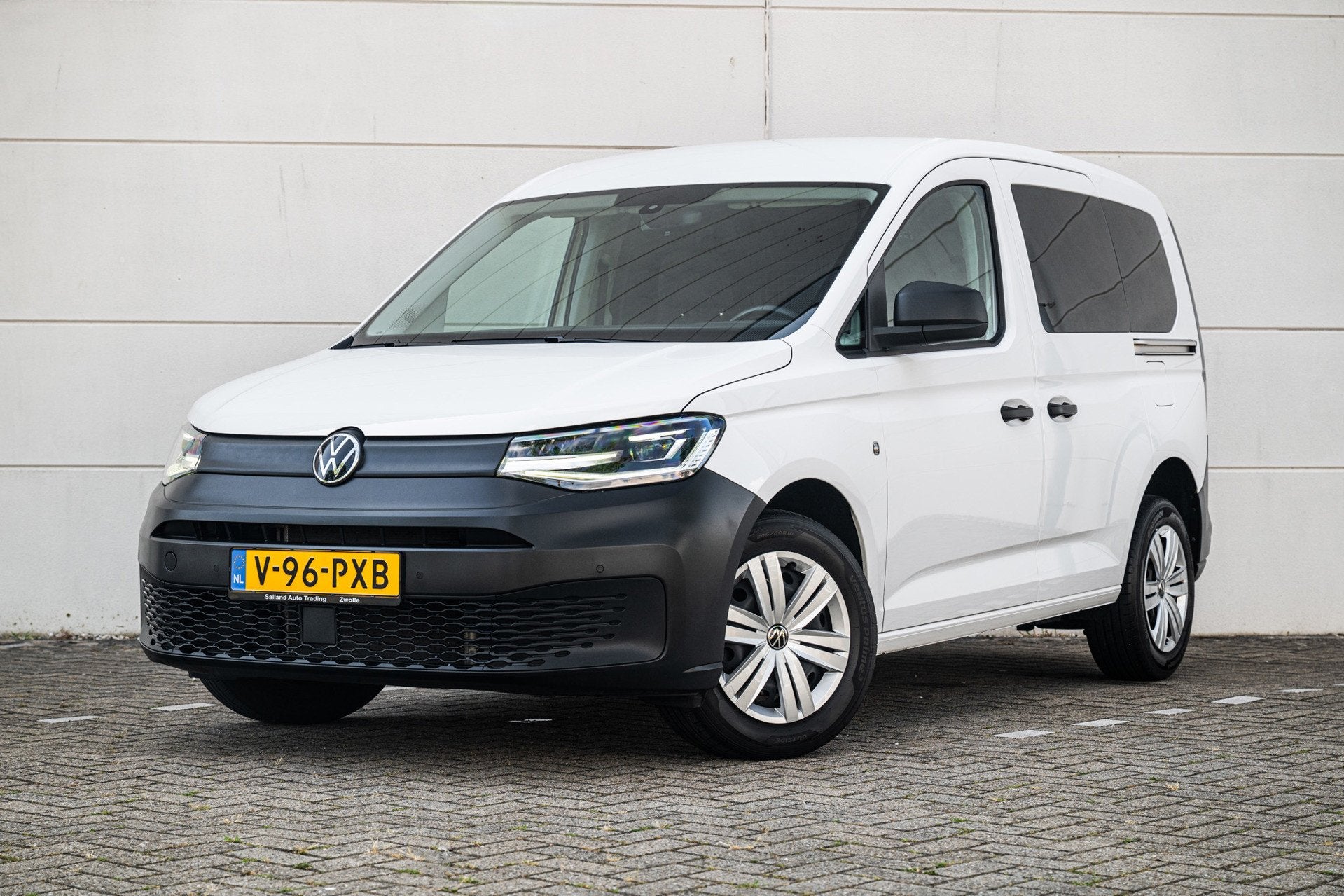 Volkswagen Caddy Cargo 1.5 TSI 114pk DSG Style 2x Schuifdeur, Auto's, 4 cilinders, Volkswagen, Wit, Bedrijf