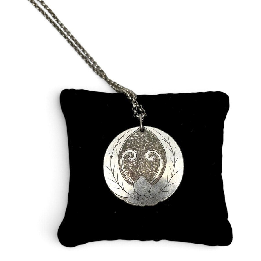 Zilveren collier, Marijcke Tjipke Visser, Bergen 1935-1936, Ophalen of Verzenden, Gebruikt, Zilver, Zilver