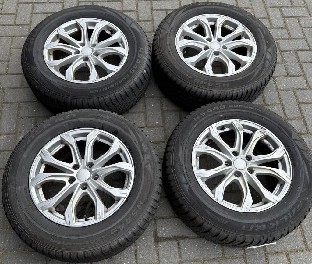 Audi Q5 Dezent Alutec W10 wielen Falken winterbanden, Auto-onderdelen, Banden en Velgen, Ophalen, Gebruikt, Banden en Velgen, 17 inch