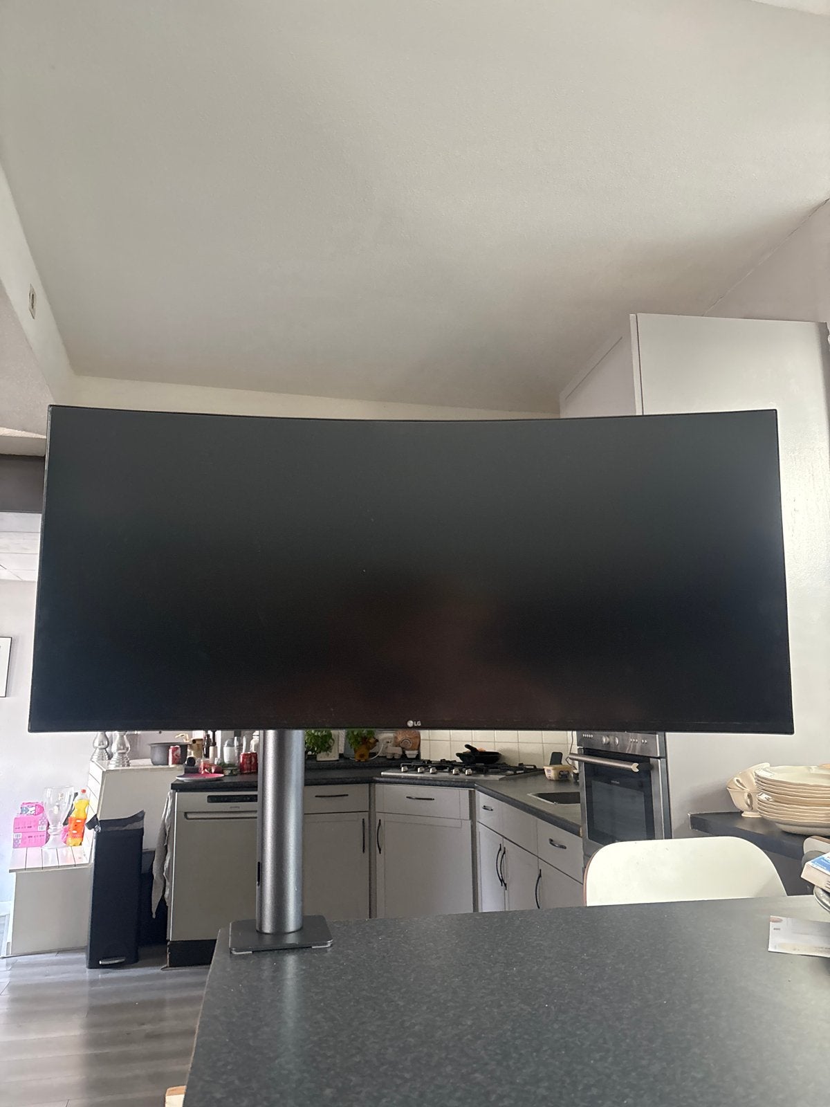 LG 34WP68C-B Ultrawide Curved Monitor, Curved, VA, Zo goed als nieuw, 61 t/m 100 Hz