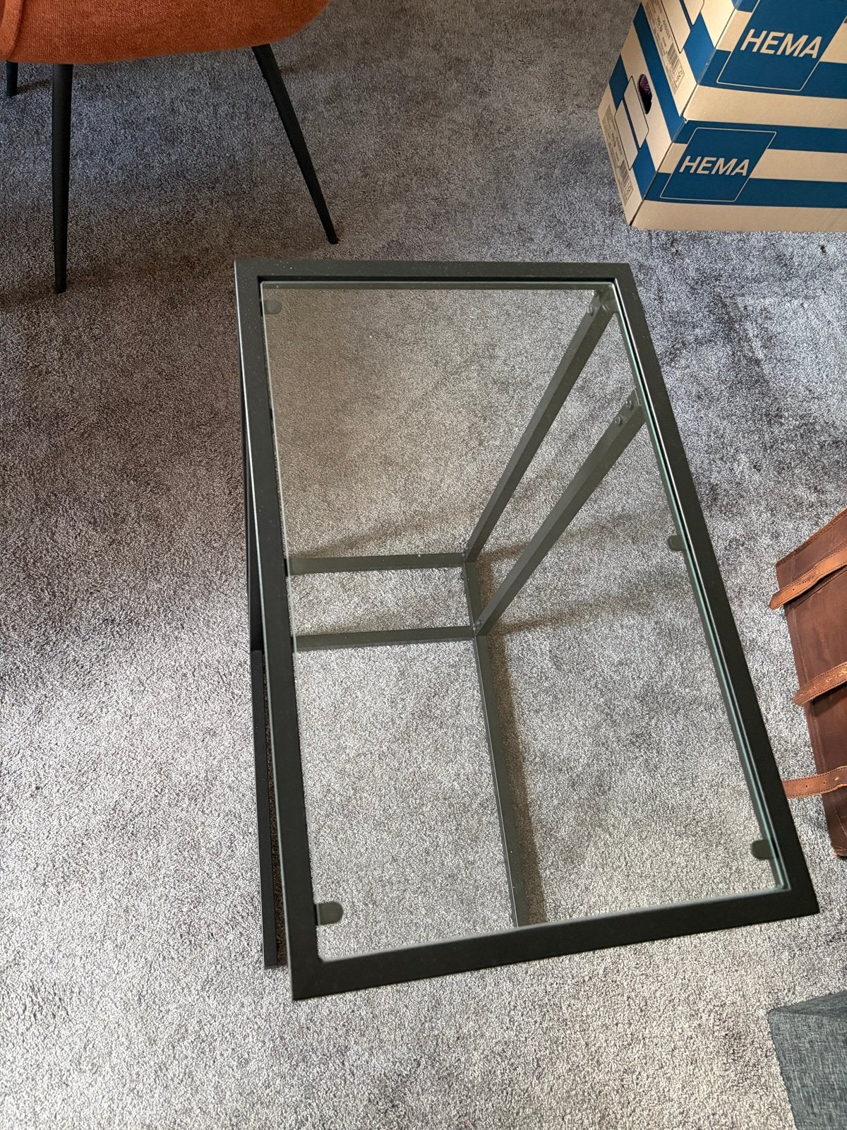Vittsjö bijzettafel, Ophalen, Gebruikt, Rechthoekig, Metaal of Aluminium