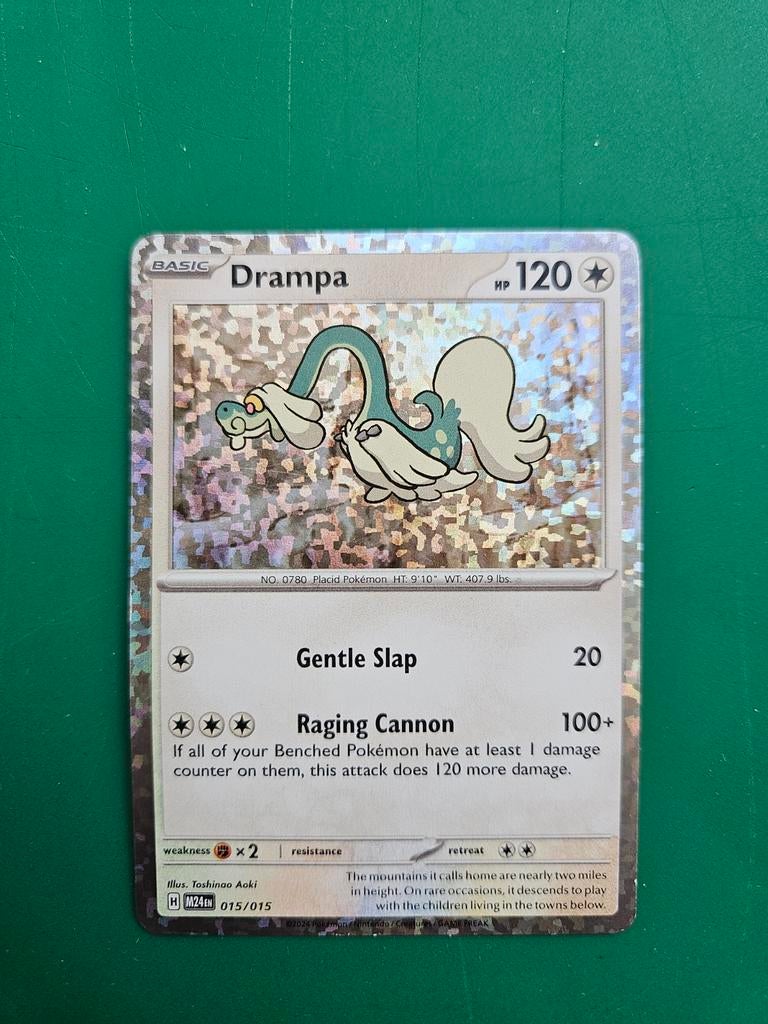 Pokémon kaart Drampa HP120, Ophalen of Verzenden, Zo goed als nieuw