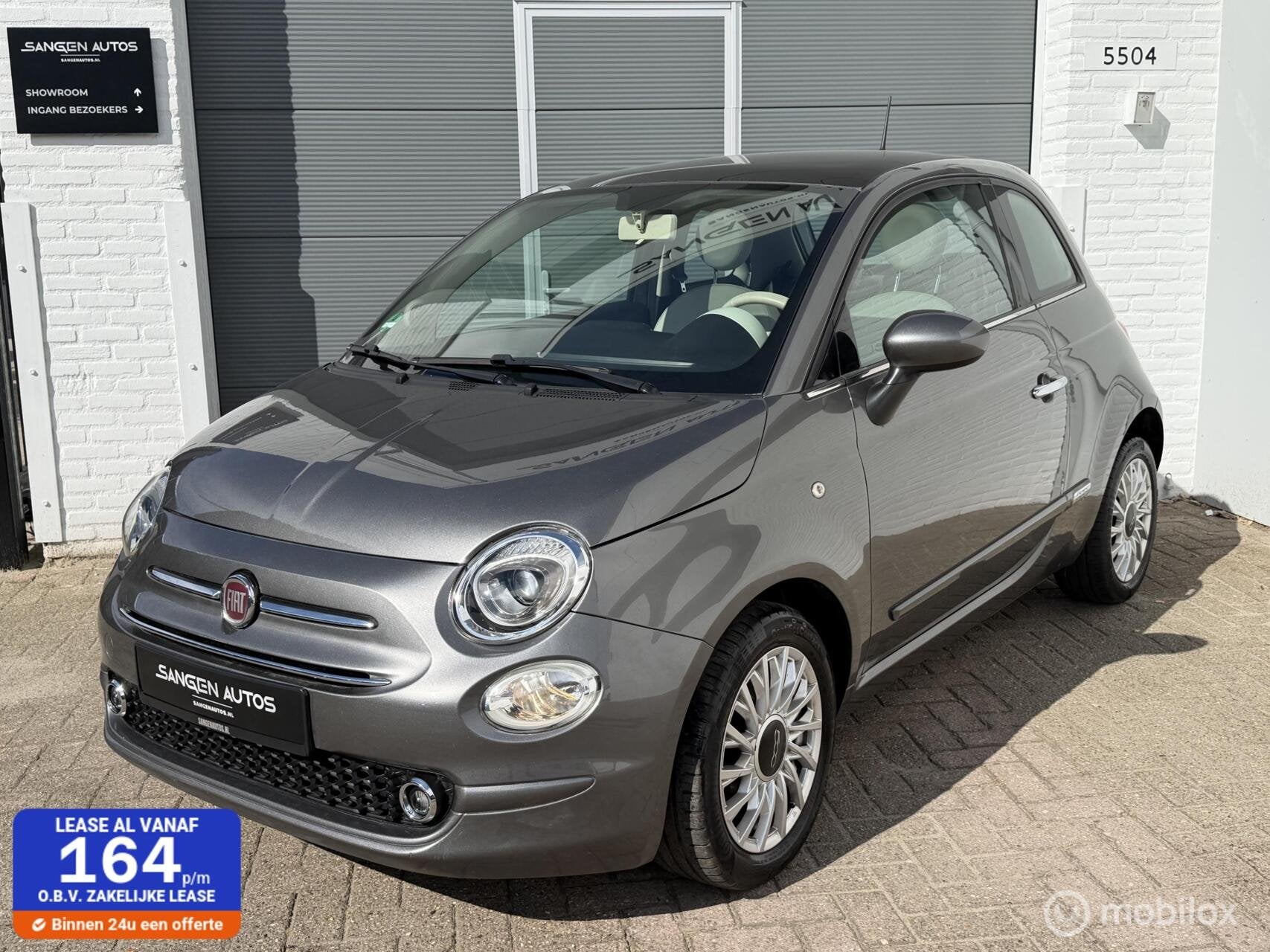 Fiat 500 1.2 Lounge Pano Cruise Navi, Auto's, Voorwielaandrijving, Gebruikt, 1242 cc, 4 cilinders