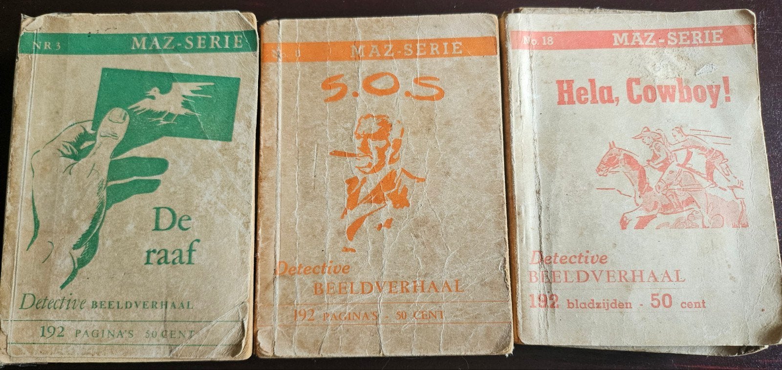 17 deeltjes Dick Bos, Gelezen, Alfred Mazure, Europa, Ophalen of Verzenden