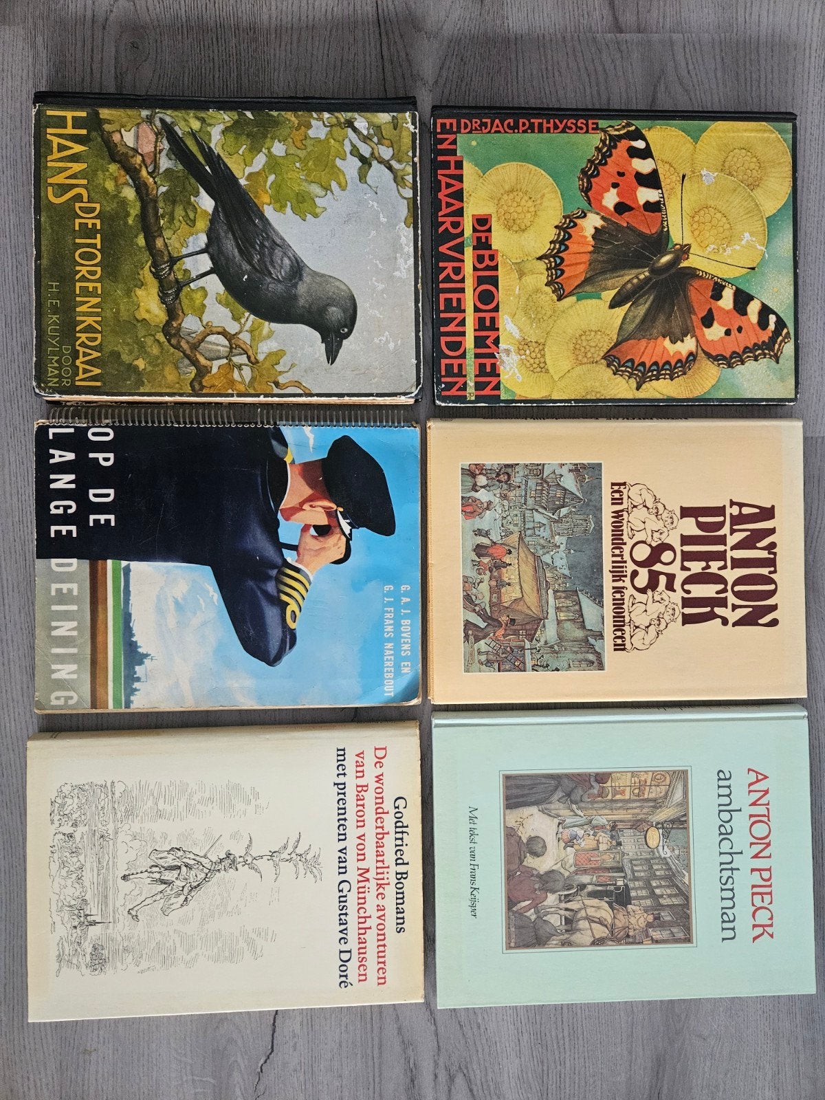 Diverse boeken: Hans de Torenkraai, Anton Pieck, etc., Ophalen, Gelezen