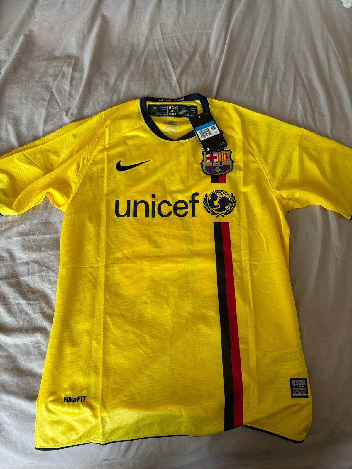 Barcelona retro shirt van de legendarische Henry, Ophalen of Verzenden, Zo goed als nieuw, Shirt