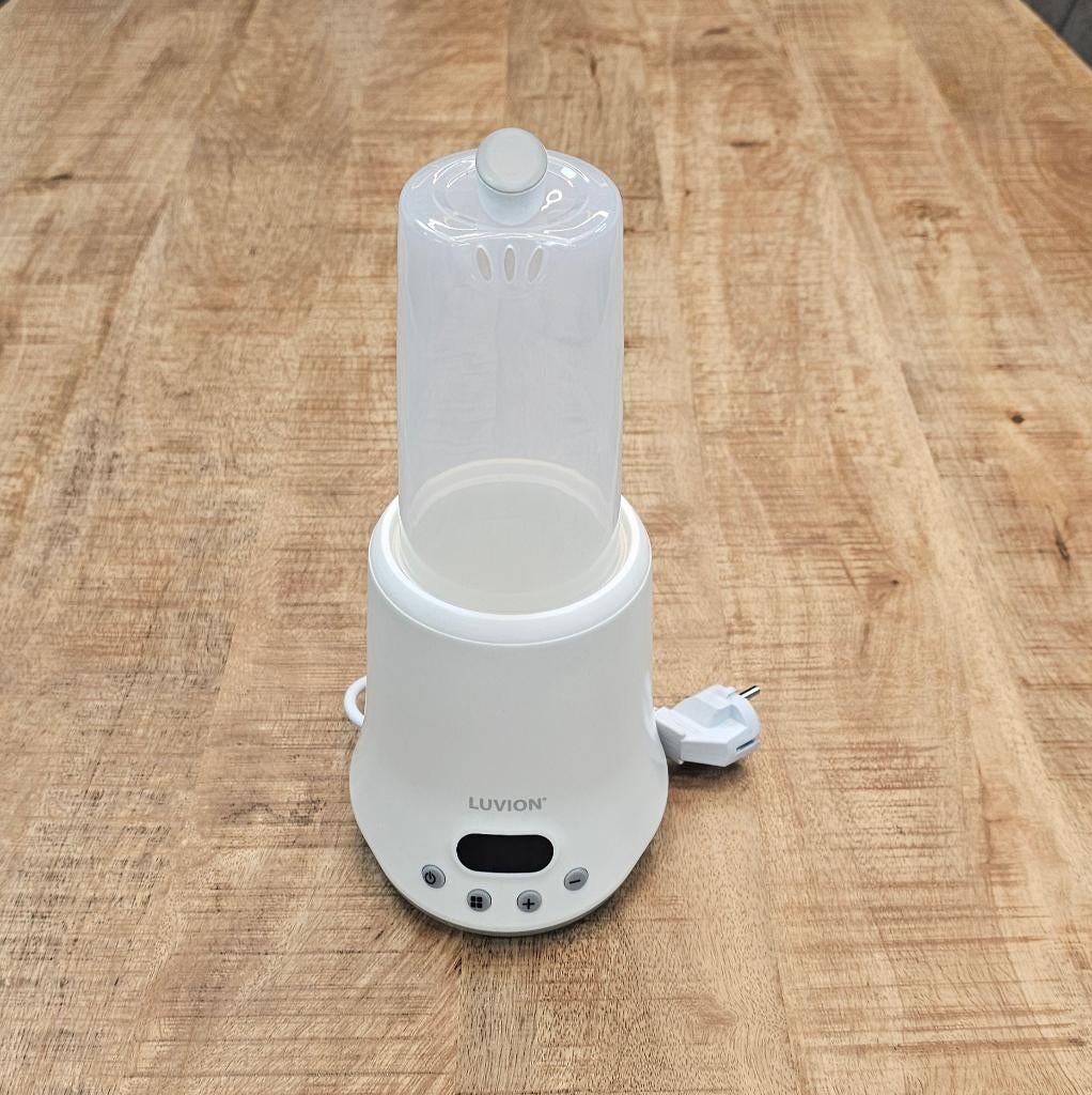 LUVION Eco Fast Deluxe 9-in-1 Flessenwarmer – Sterilisator, Ophalen of Verzenden, Zo goed als nieuw, Flessen- of potjesverwarmer