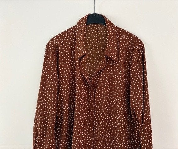 blouse Mango NIEUW, Mango, Bruin, Maat 42/44 (L), Nieuw