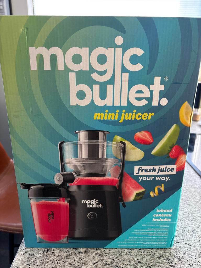 Magic Bullet Mini Juicer - Nieuw in doos, Ophalen of Verzenden, Nieuw