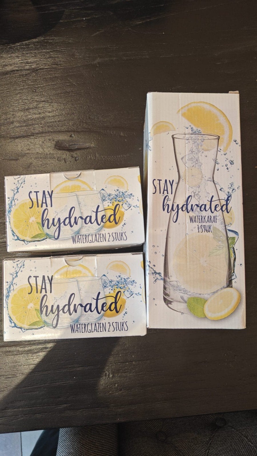 Leuke stay hydrated set, Huis en Inrichting, Ophalen, Overige stijlen