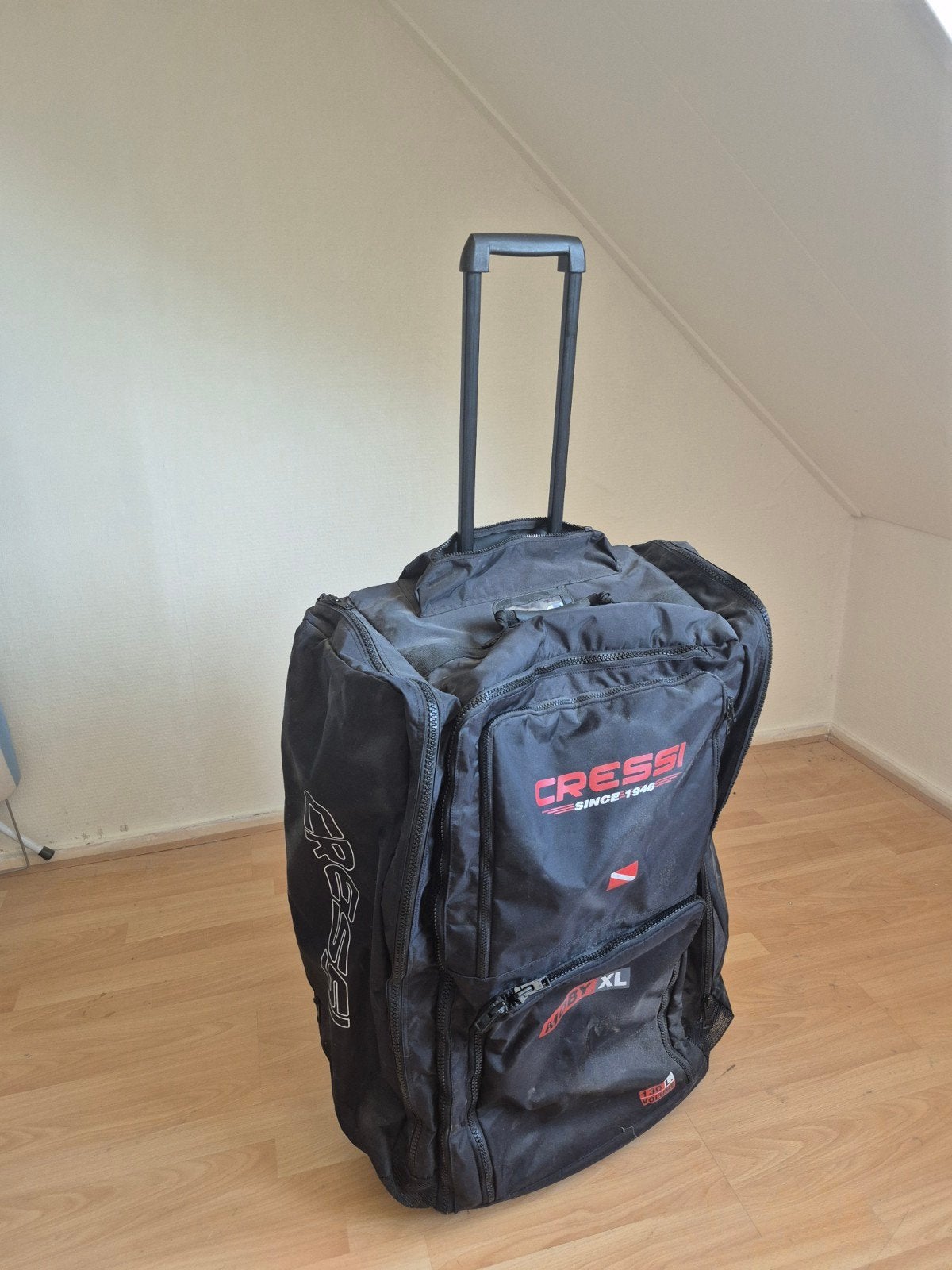 Grote Duikkoffer met Wielen - 85x60x30 cm - Cressi, Watersport en Boten, Duiken, Ophalen