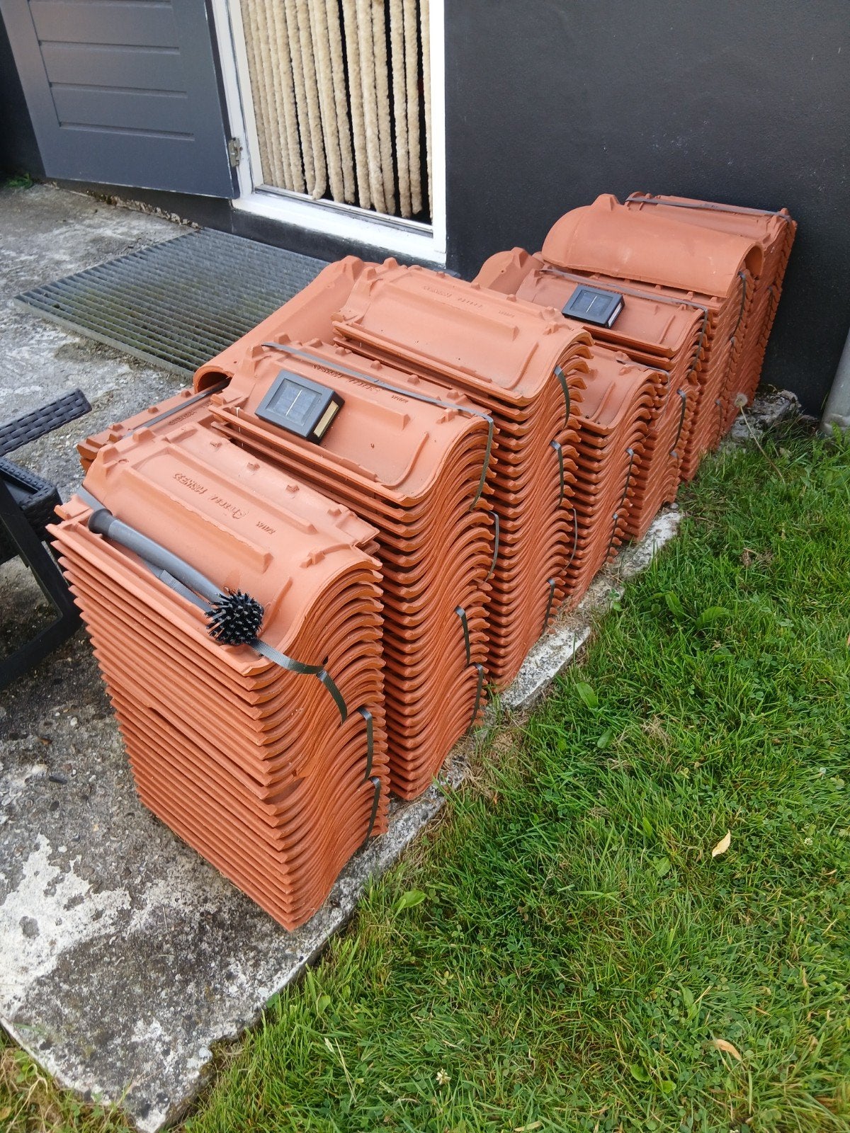 180 dakpannen ovh vario natuurrood, Doe-het-zelf en Verbouw, Steen of Klei, Nieuw, Ophalen of Verzenden, 15 m² of meer