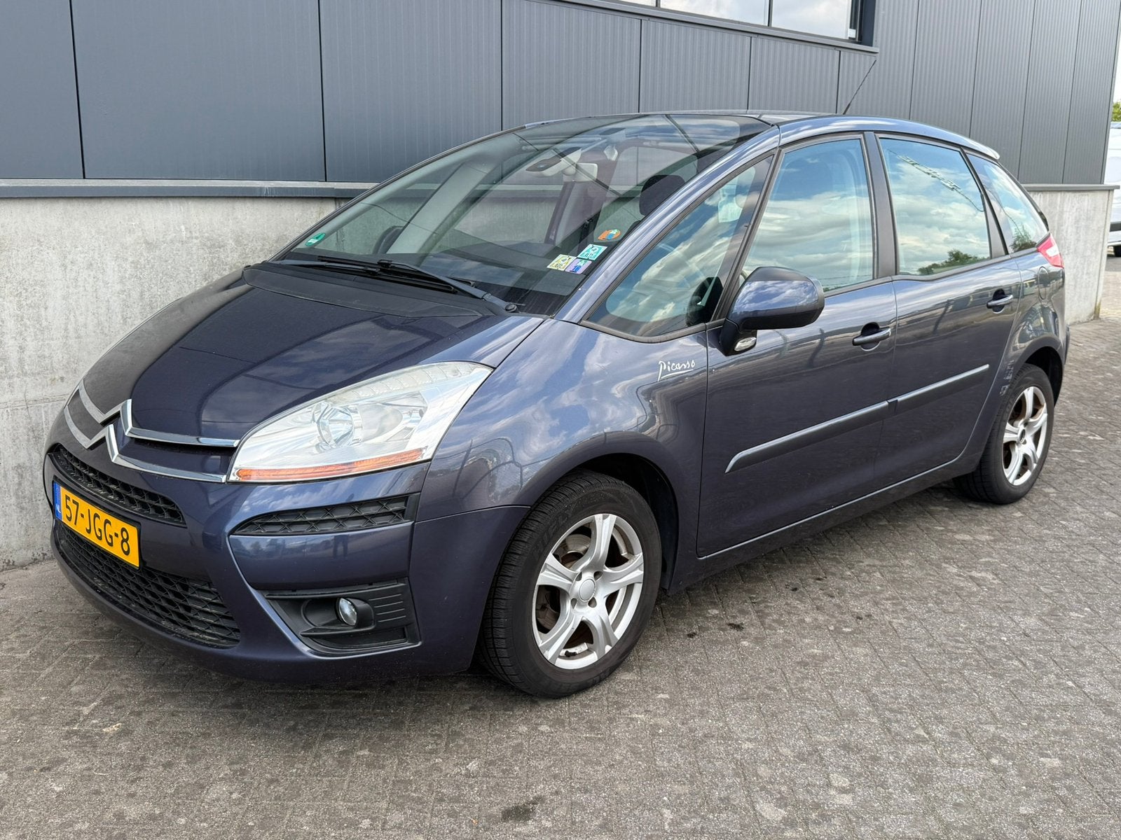Citroën C4 1.6 VTI 2009, Auto's, Stof, 4 cilinders, Blauw, Origineel Nederlands