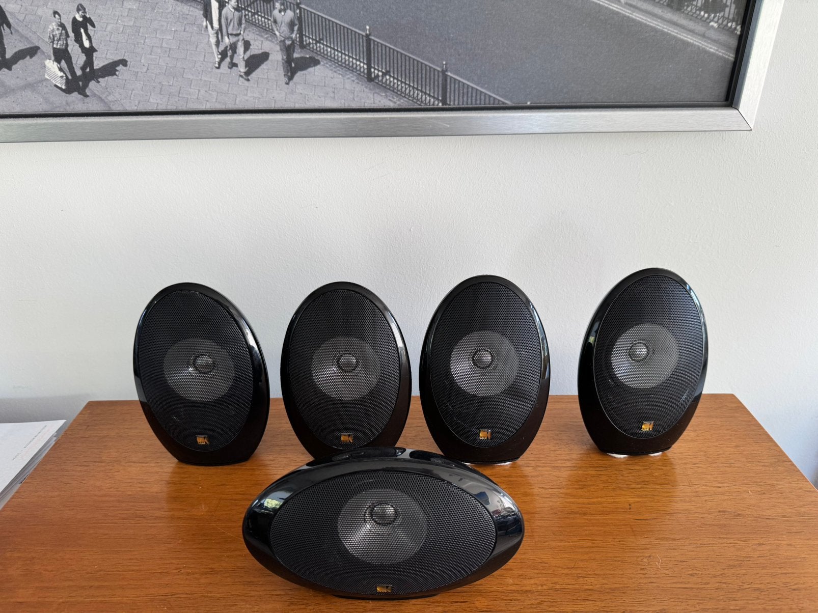 Kef - HTS-1001.2 eitjes, Ophalen of Verzenden, Gebruikt, KEF