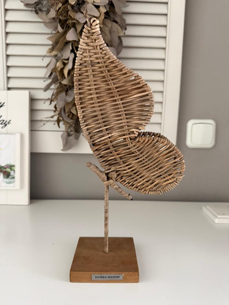 Riviera Maison vlinder decoratie op voet, Huis en Inrichting, Woonaccessoires | Overige, Ophalen of Verzenden, Nieuw