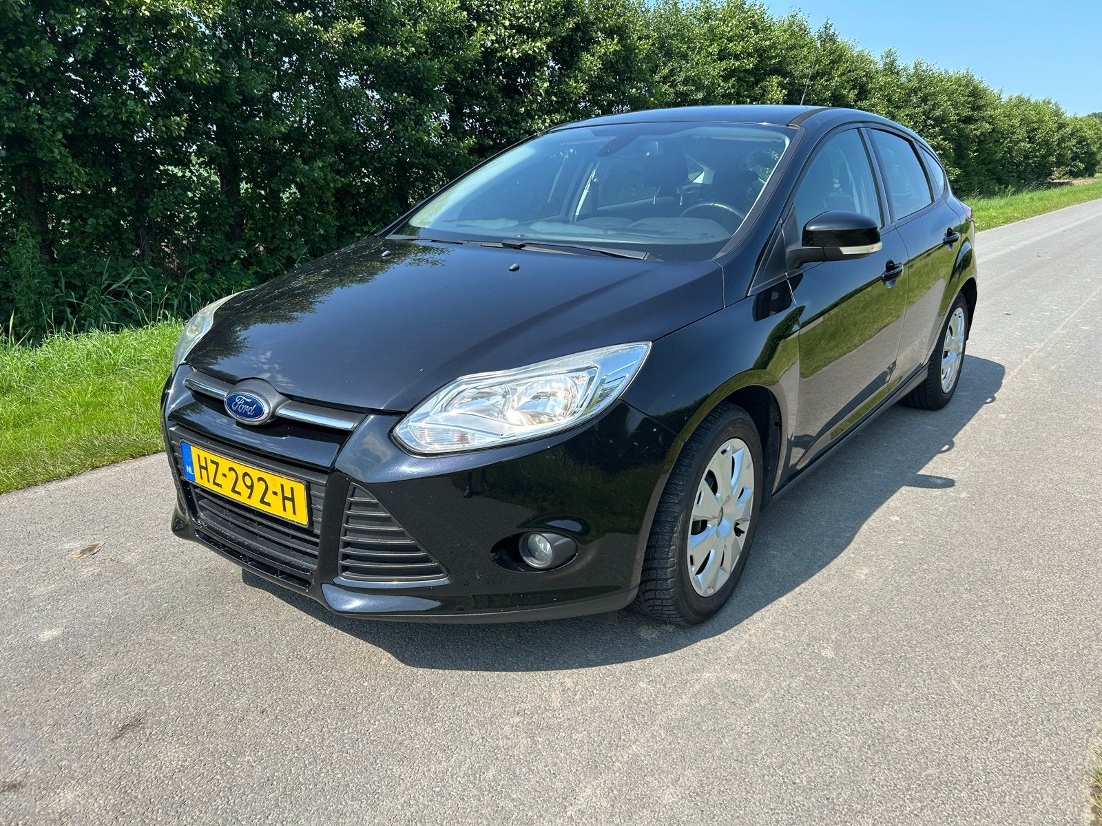 Ford Focus 1.6 Ti-vct 92KW 5D Pwrshift (AUTOM.) 2013 Zwart, Auto's, 1596 cc, 125 pk, 4 cilinders, Zwart