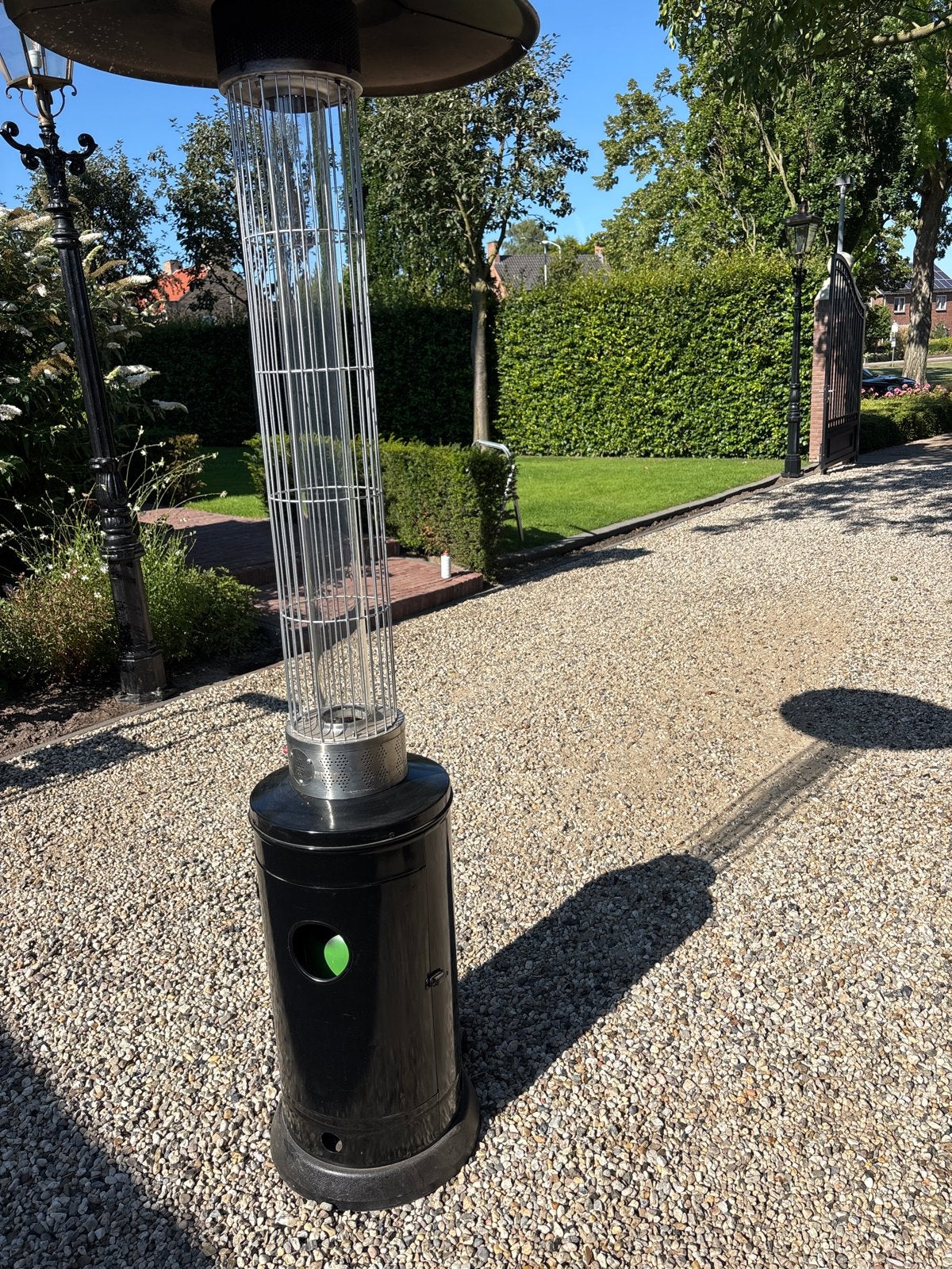 Eurom flameheater  gasheater met navulbare lpg gasfles, Ophalen of Verzenden, Gebruikt, Gas, Vloer