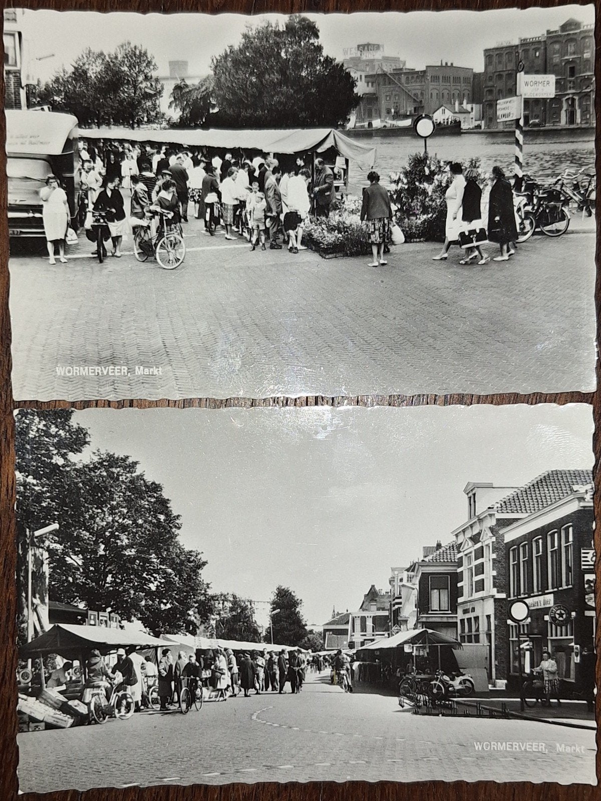 2x Wormerveer Markt • 1966 • Zaanweg, Verzenden, Noord-Holland