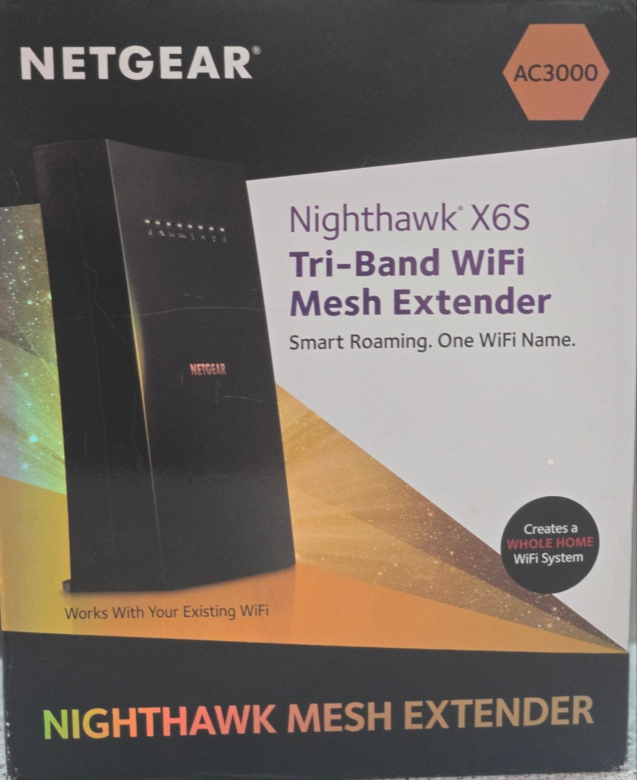 Netgear Nighthawk X6S AC3000 Tri-Band WiFi Mesh Extender, Ophalen of Verzenden, Gebruikt, Router, NETGEAR