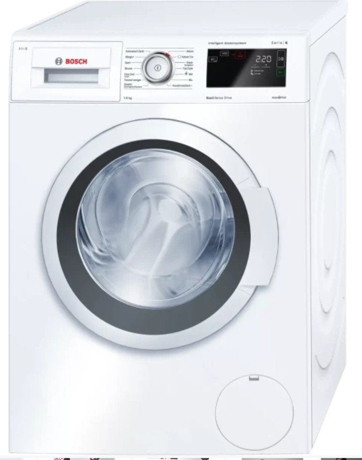 Voor onderdelen. Nette Bosch wasmachine.  WAT28640NL., 6 tot 8 kg, Ophalen, 1200 tot 1600 toeren, 85 tot 90 cm