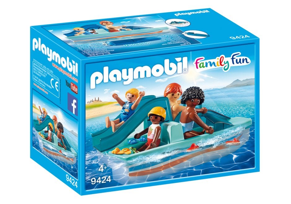 9424 waterfiets met glijbaan, Complete set, Nieuw, Family fun, Ophalen of Verzenden
