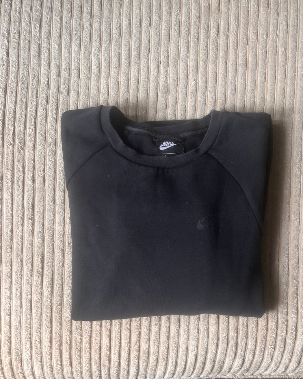 Nike Tech Fleece Trui Zwart Maat S, Ophalen of Verzenden, Zo goed als nieuw, Maat 46 (S) of kleiner, Zwart