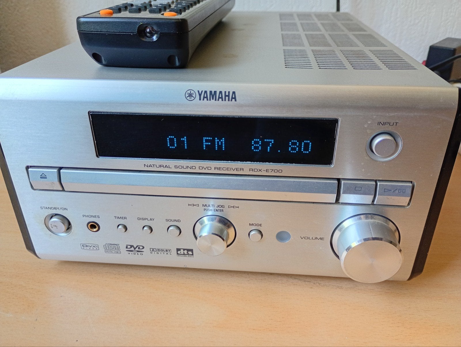 Yamaha RDX-E700 cd/dvd Receiver, Ophalen of Verzenden, Gebruikt, Overige merken, Met radio