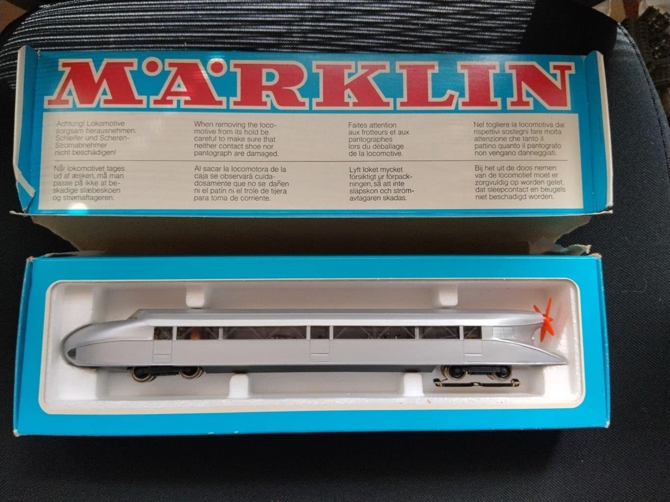 Märklin 3077 Zeppelin in de OVP., Hobby en Vrije tijd, Wisselstroom, Locomotief, Ophalen of Verzenden, Zo goed als nieuw