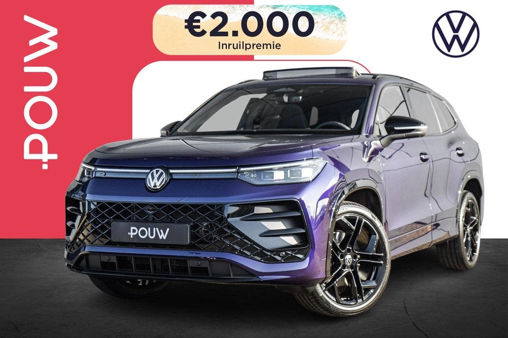 Volkswagen Tayron 1.5 eHybrid 204pk DSG R-Line Edition | Tre, Auto's, Volkswagen, 12 maanden, Stof, 1498 cc, 26 kWh