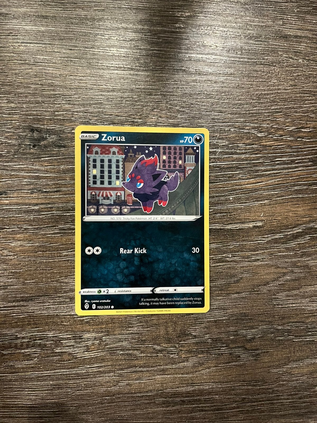 Zorua EVS 102/203, Ophalen of Verzenden, Zo goed als nieuw