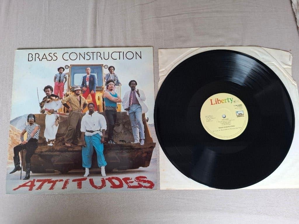 Brass Construction/attitudes 1982 holland, LP, Zo goed als nieuw, Soul, Inclusief binnenhoes