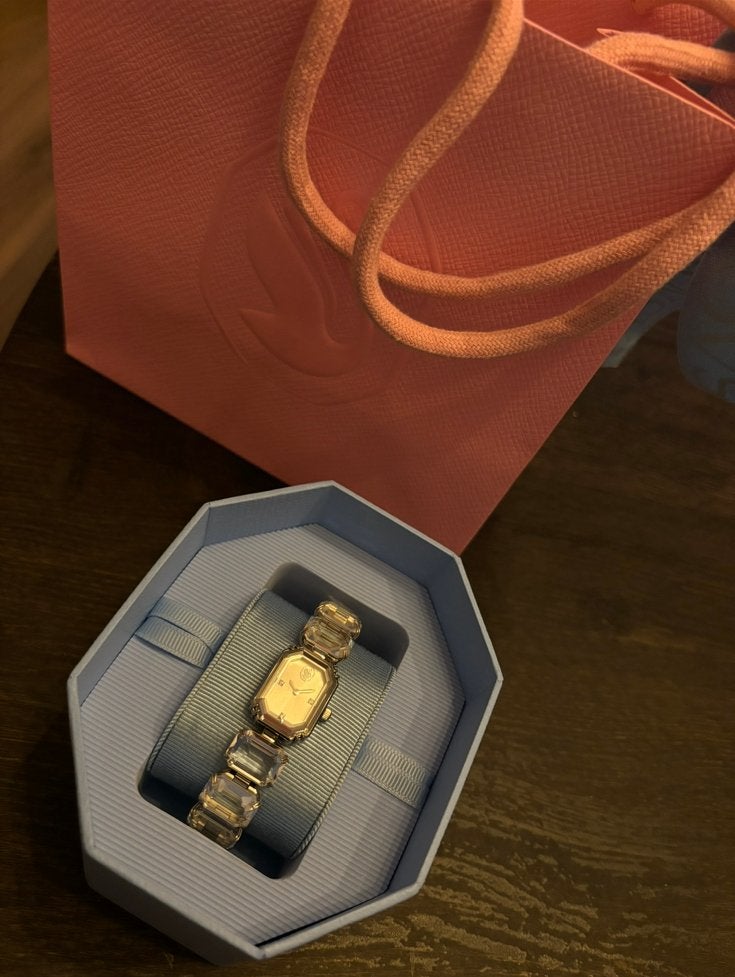 Swarovski Horloge, Sieraden, Tassen en Uiterlijk, Ophalen of Verzenden, Zo goed als nieuw, Staal, Overige merken