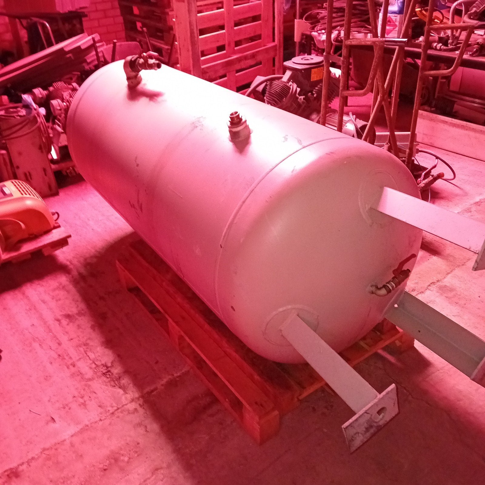 Staande luchttank 1000 liter, 100 liter of meer, Ophalen