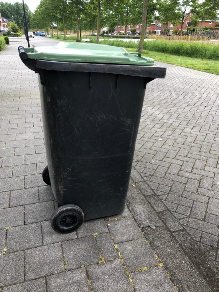 Groencontainer, Huis en Inrichting, Woonaccessoires | Prullenbakken, 40 liter of meer, Ophalen of Verzenden, Kunststof, Minder dan 50 cm