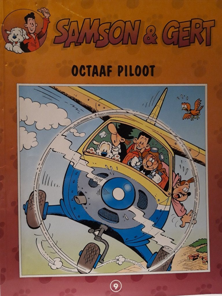 Samson en Gert deel 9: Octaaf Piloot (Softcover), Eén stripboek, Ophalen of Verzenden, Gelezen, Danny Verbiest