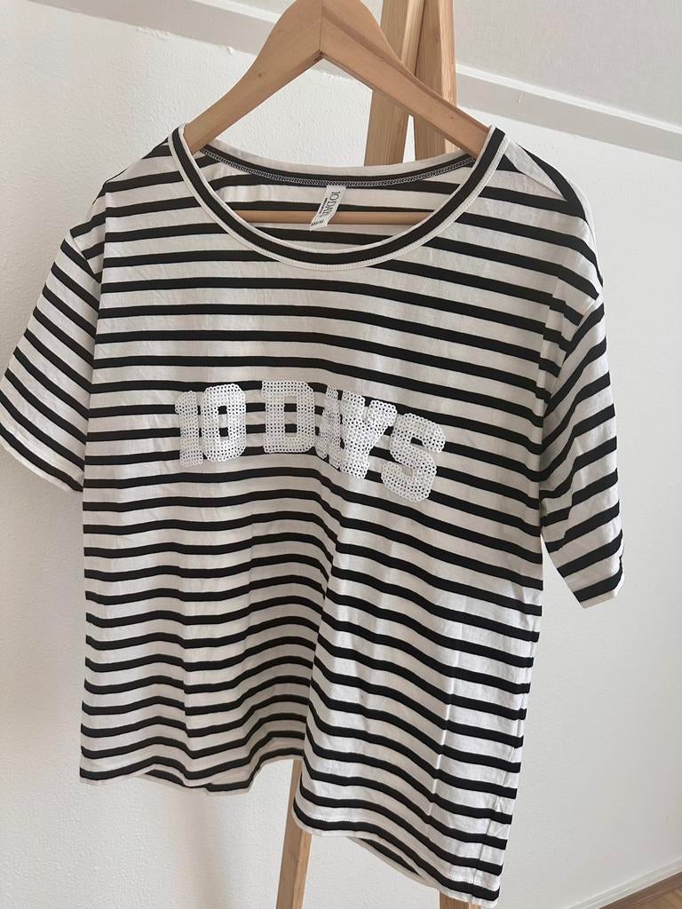 10 days oversized shirt S/M, Ophalen of Verzenden, Zo goed als nieuw, Maat 34 (XS) of kleiner, Korte mouw