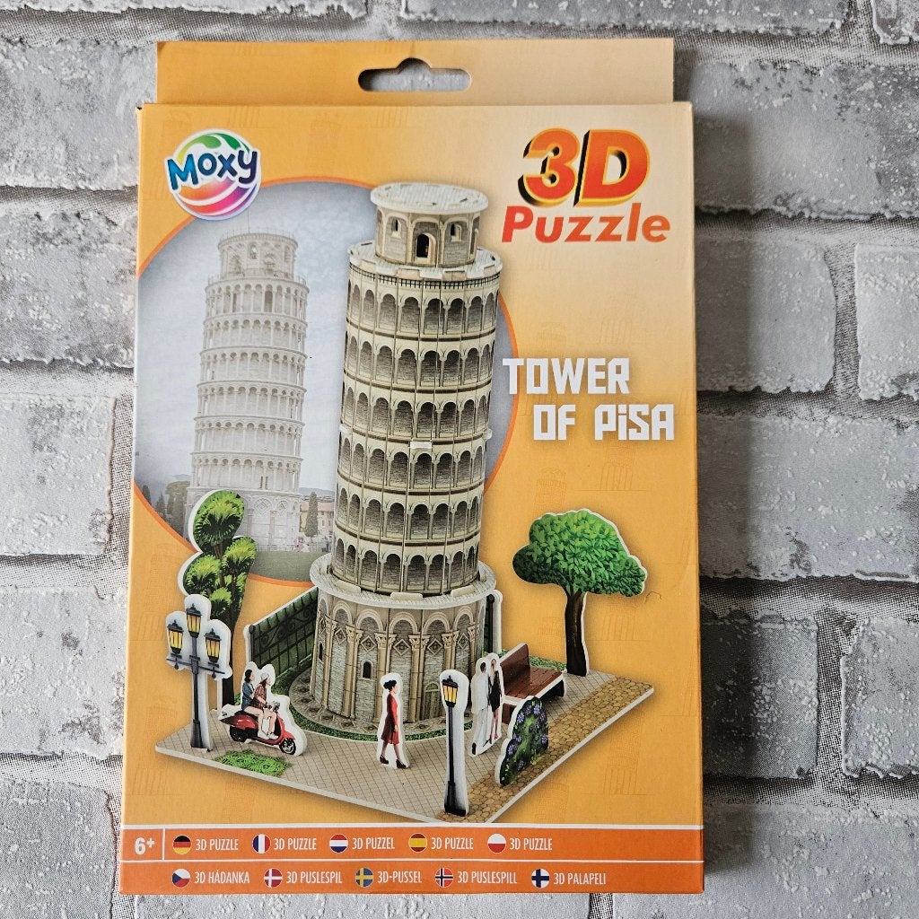 3D foam puzzel Toren van Pisa 21 stukjes cadeau idee